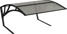 vidaXL Robot de tuns iarba cu garaj, negru, 80x101x46 cm