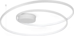Lustra LED aplicata design circular OZ PL D080 ON-OFF BIANCO 3000K