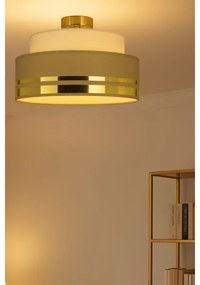 Plafonieră TAMI 1xE27/60W/230V bej/maro/auriu