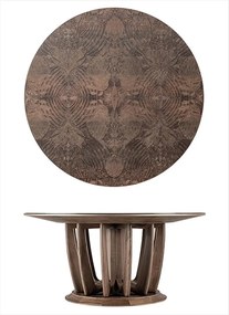 Masă lemn masiv Tropicana Rotunda Ø 176 cm x 75 cm