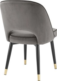 Set de 2 scaune design elegant Cliff, gri 114313 HZ