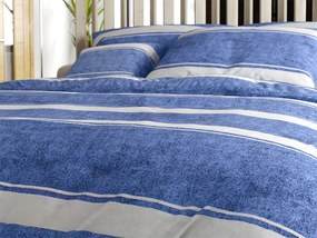 Lenjerie de pat din bumbac Renforce BLUE LINE albastru Dimensiune lenjerie de pat: 70 x 90 cm | 140 x 200 cm
