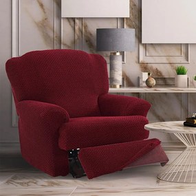 Nueva Textura Huse care se întind foarte bine NIAGARA bordo fotoliu de relaxare (l. 70 - 90 cm)