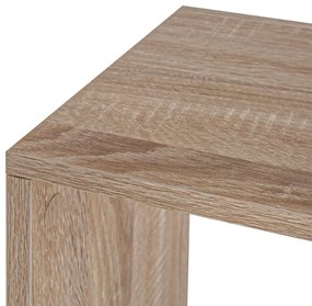 Biblioteca de perete, 3 rafturi, 60x24x111.4cm, alba HOMCOM | Aosom Romania