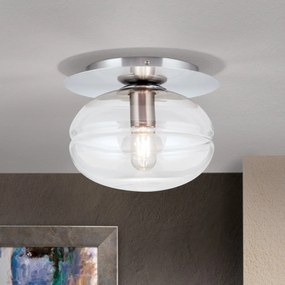 Plafoniera vintage design decorativ RICHARD satin/clar