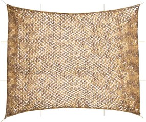 vidaXL Plasă de camuflaj cu geantă de depozitare, nisipiu, 729x602 cm