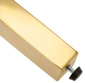 Set de 4 scaune de sufragerie tapițate în catifea, Bej | Aosom Romania