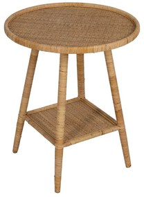 Măsuță auxiliară rotundă din ratan ø 60 cm – Ixia