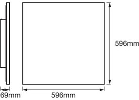 Ledvance - LED RGB Dimmer plafon SMART + FRAMELESS LED/40W/230V