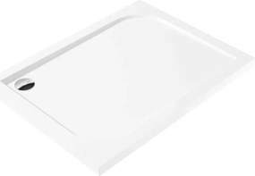 Cadita de dus Deante Cubi alb 80x100 cm