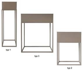 Ghiveci pentru flori din metal multifunctional Culoare Maro, INDIZE TYP 1