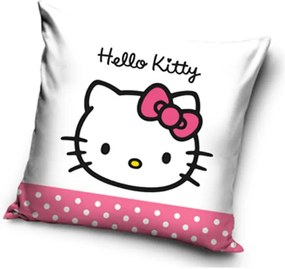 Hello Kitty Bow husă de pernă 40x40 cm Velur