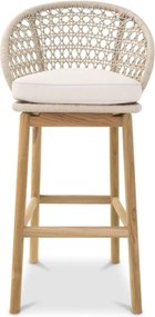 Scaun de bar pentru exterior sau interior design LUX Bar Trinity