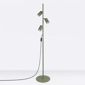 Sollux SL.2026 - Lampadar KARBON 3xGU10/10W/230V verde