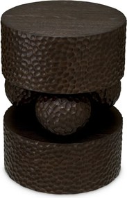 Masuta auxiliara design LUX Thoren, Ebony oak veneer