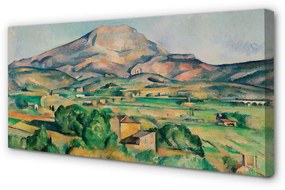 Tablouri canvas Art luncă în vederea partea de sus