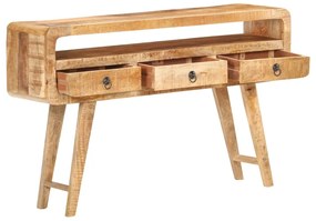 320454 vidaXL Servantă, 120x30x75 cm, lemn masiv de mango neprelucrat