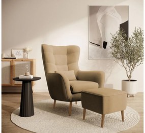 Taburete Veneza V1  (galben + fag). 1098934