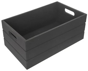 Cutie din lemn Orion, antracit, 31 x 21 x 13cm, M