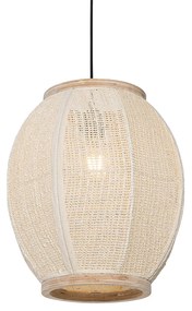 Lampă suspendată orientală naturală 35 cm - Rob