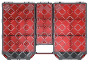 Organizator servieta 57,7 × 39 × 10,5 cm II, cutii, negru