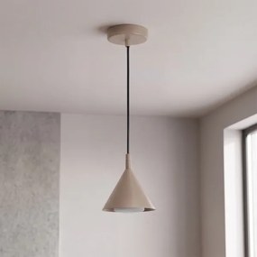 BRILAGI - LED Lampă suspendată pe cablu CONE SINGLE 1xGX53/15W/230V bej