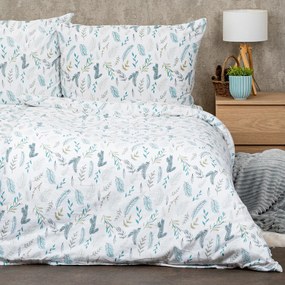 Lenjerie de pat din flanel 4Home Pine, 160 x 200cm, 70 x 80 cm, 160 x 200 cm, 70 x 80 cm