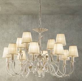 Candelabru 12 brate LUX realizat manual Greta