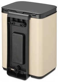Cos de gunoi Brabantia Bo Small 1008865, 4 L, Deschidere lina si silentioasa, Baza antiderapanta, Bej