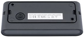 Aplică perete exterior LED FLOW LED/6W/230V IP54 negru