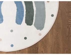 Covor pentru copii verde-fildeș ø133 cm Joyful Mint – FD