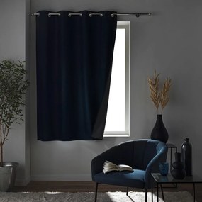 Draperie albastru-închis blackout 140x180 cm Crepuscule – douceur d'intérieur