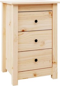 vidaXL Noptiere, 40x35x61,5 cm, lemn masiv de pin