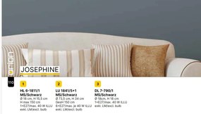 Lustra aplicata moderna design decorativ JOSEPHINE D-73,5cm