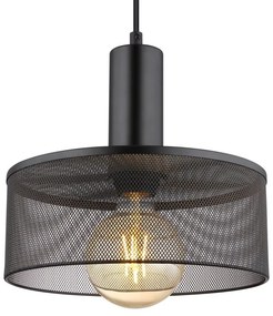 Pendul design industrial JEDD negru 25cm