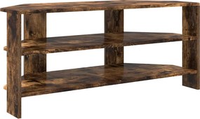vidaXL DulapdecolțpentruTV Stejar fumuriu 102x40,5x45cm Lemn compozit
