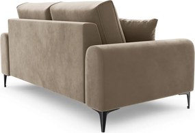 Canapea, Madara, Mazzini Sofas, 2 locuri, 172x102x90 cm, catifea, bej
