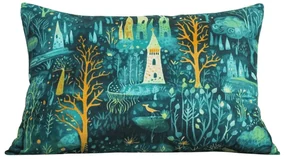 Husa decorativa pentru perna NEON FOREST 50x70 cm, colorat