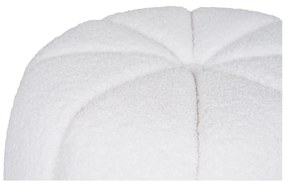 Puf Paisley, alb crem 48x38 cm