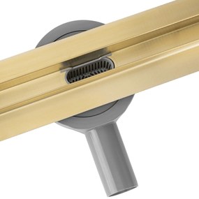 Rigola dus REA Neox Slim pro Brush Gold 60