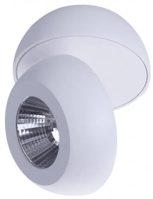 Spot LED aplicat directionabil de tavan/plafon OJOS 1 alb