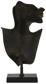 Statuetă din metal Face – Light &amp; Living