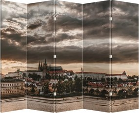 Paravan Castelului Praga în amurg (210x170 cm)