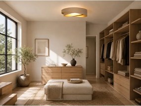 BRILAGI- Plafonieră LED VELVET TWIST LED/24W/230V 4000K Ø 55 cm alb/auriu