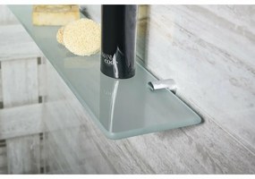 SAPHO XR008 Suporturi rotunde pentru rafturi dinsticlă X-Round 8 mm, argintiu
