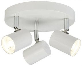 Plafoniera LED cu 3 spoturi directionabile Rollo alba 3173WH SRT