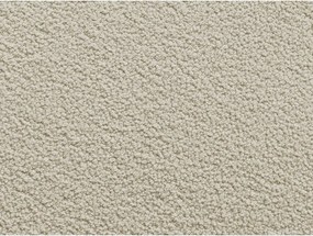 Taburet bej cu tapițerie din țesătură bouclé Leonore – Bobochic Paris