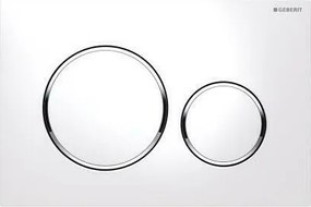 Clapeta de actionare Geberit Sigma20 alb crom lucios