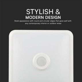 Plafonieră LED cu senzor LED/12W/230V 3000/4000/6000K alb