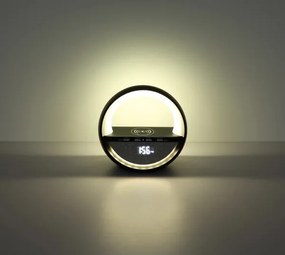 Globo 39907S - Lampă de birou reîncărcabilă LED RGBW Dot cu difuzor SOUNDRA LED/3,5W/5V 1800 mAh
